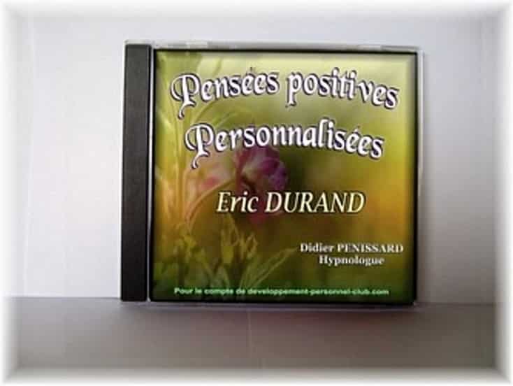 CD de pensées positives personnalisées