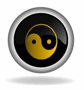 Le symbole du Yin Yang qui est le fondement de la gymnastique des centenaires