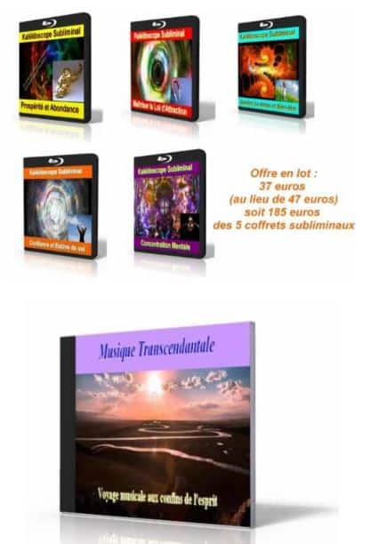 Lot de 5 vidéo subliminale