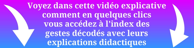Liste de geste non-verbaux décodés
