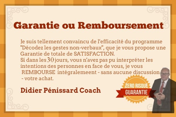 Garantie communication non-verbale