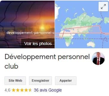 Avis positif développement personnel club boutique