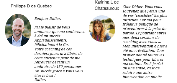 témoignage coach parler en public