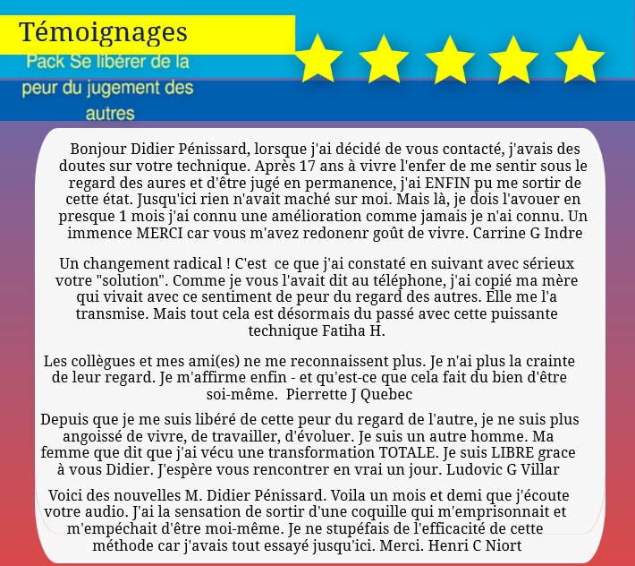 Comment se libérer de la peur du regard es autres